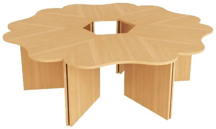LDFP 6-section table "Romashka", article no. 30008