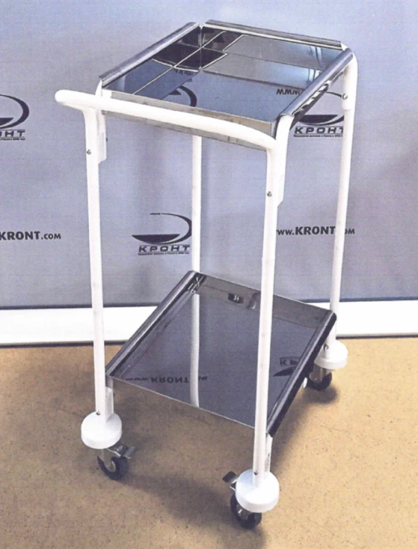 Medical trolley universal TM-"KRONT" according to TU 32.50.50-090-11769436-2023 in version TMp-"KRONT"-7n
