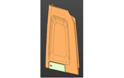 Engine compartment front trim assembly 5299-401P-5602016-10