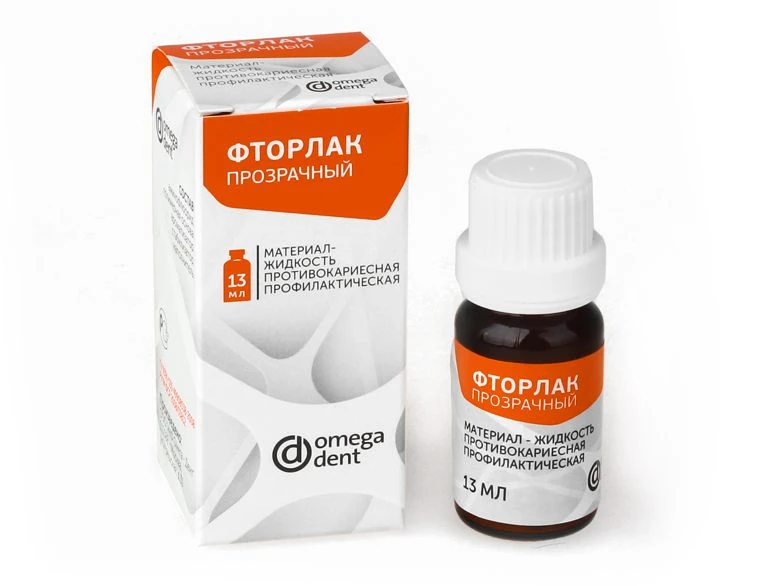 Material-liquid anti-caries prophylactic liquid "Fluorolac transparent"