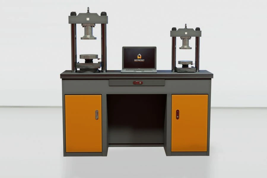 Electrohydraulic testing press PI-10/300-III