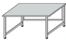 Metal utility table SP-6(m)