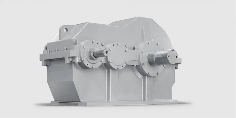 Horizontal two-stage cylindrical gear reducer