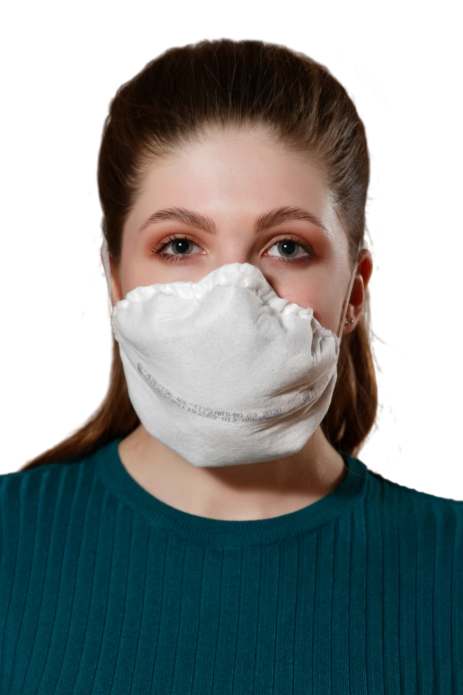 Filtering half-mask for protection against aerosols "Respirator "Lepestok-40E" FFP2 NR D FP