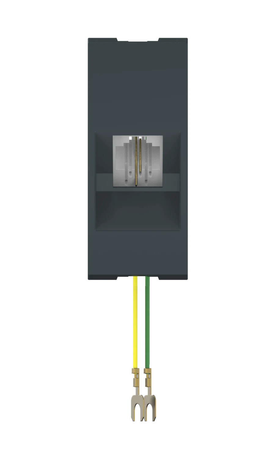 CADUCEUS ALING MODE flush-mounted telephone socket RJ12 6P2C, 1M, anthracite, art. 661.?