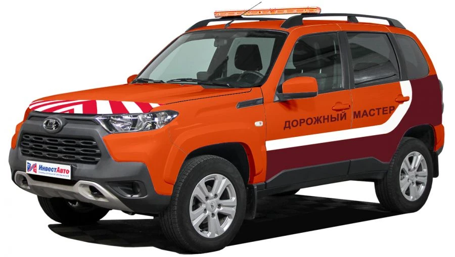 Cars for transporting people other type M1NT modification M1NTDC on the basis of LADA NIVA, type 2123, modification 212300-80.