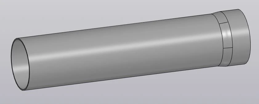 Inlet pipe 1201729XGW02A/ 11.71.076.700.000