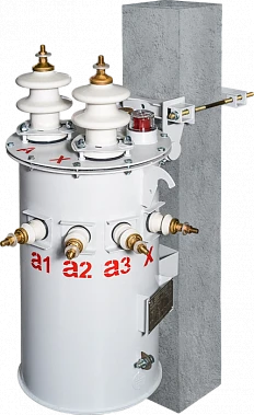 Oil distribution transformers OMG-25-10-10(6)/0,23 series (pole type)