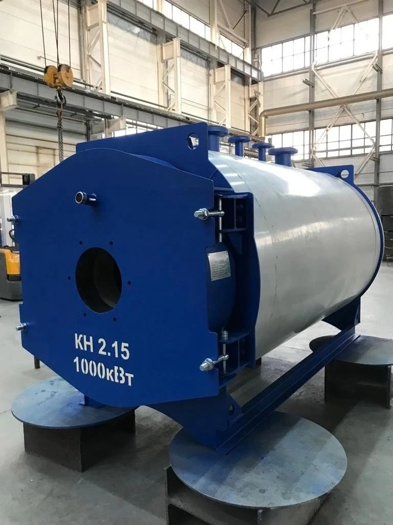 Two-pass water-heating boilers NORD with heat capacity of 0,075-2,0 MW, type KN 2.15 (without burner and furnace devices, autotr