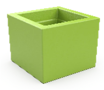 Cachepot QUARTER, item 220 without light