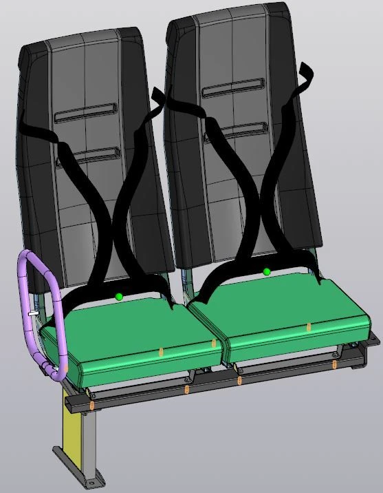 Bus passenger seat DS15.6840.010-PV03