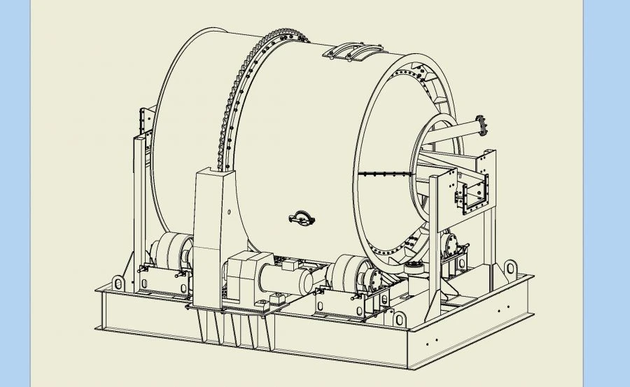 Heavy-medium drum separator SSD 24/25