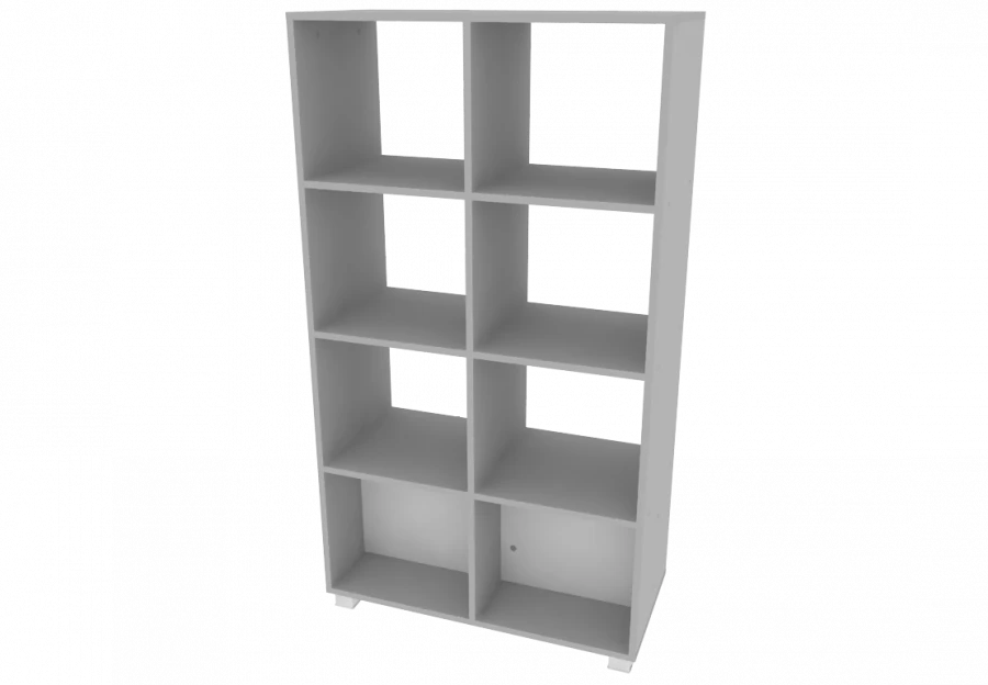 Double-sided open shelving unit 8 cells 798x380x1450mm (WxHxH)