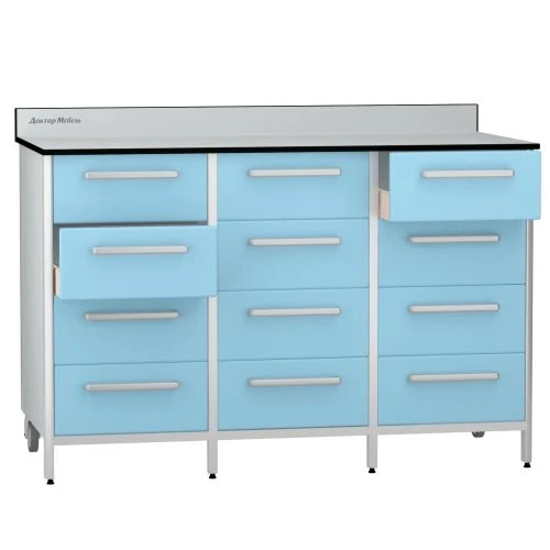 Cabinet for storage of medicines according to TU 32.50.30-007-32924160-2021, article number DM-3-109-11.K2.F3.