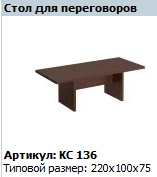 "COSMO" Conference table article KC 136