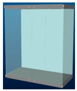 Display case 2000 x 1000 x h 2050