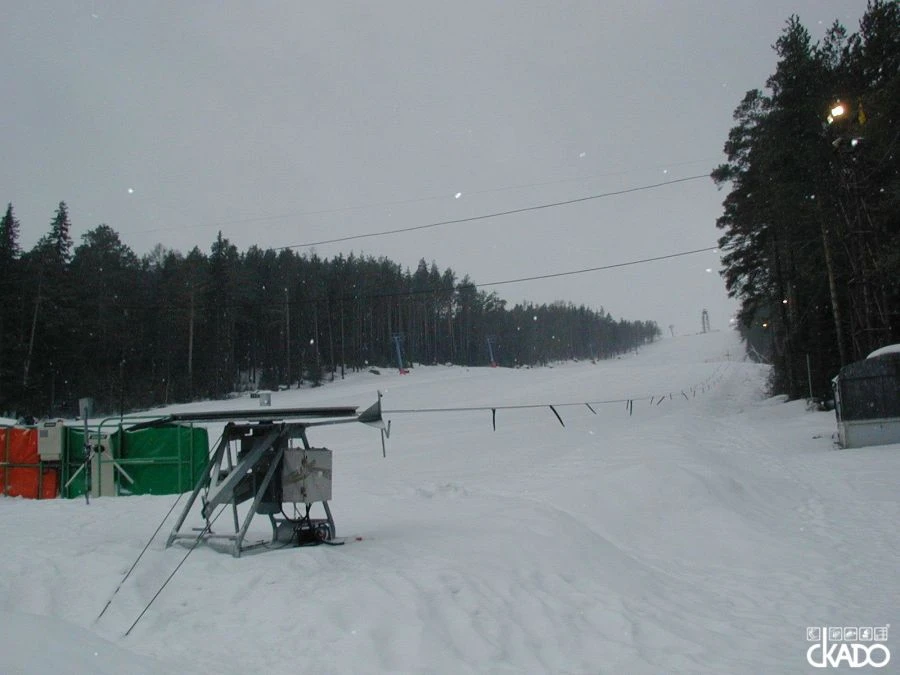 Unsupported ropeway
