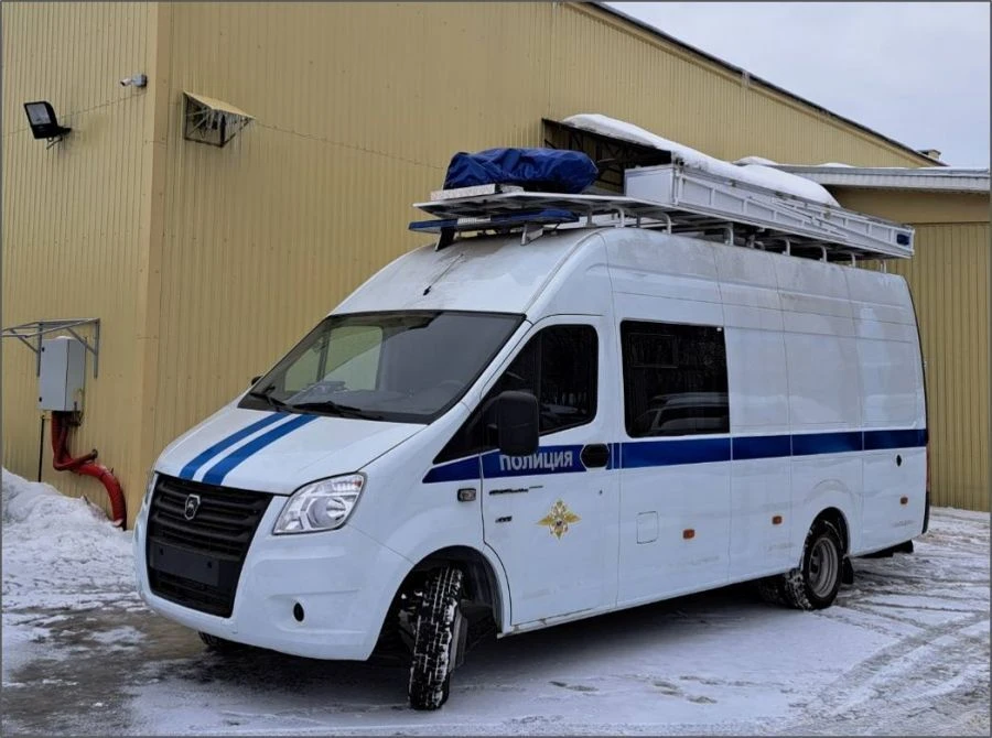Mobile communication centre modified model 5027G1-M on the basis of GAZelle NEXT bus