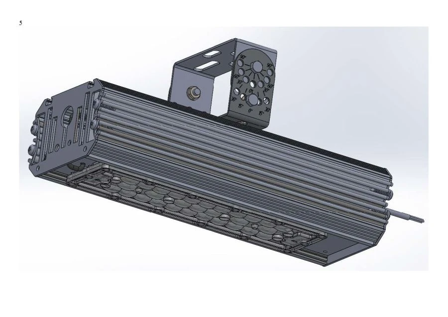 LED luminaire "Industrial Design MTM IoT" series CUBIC 40 One module Mounting CUB 42mm CENTRE 40w, 6 400 Lm, 160