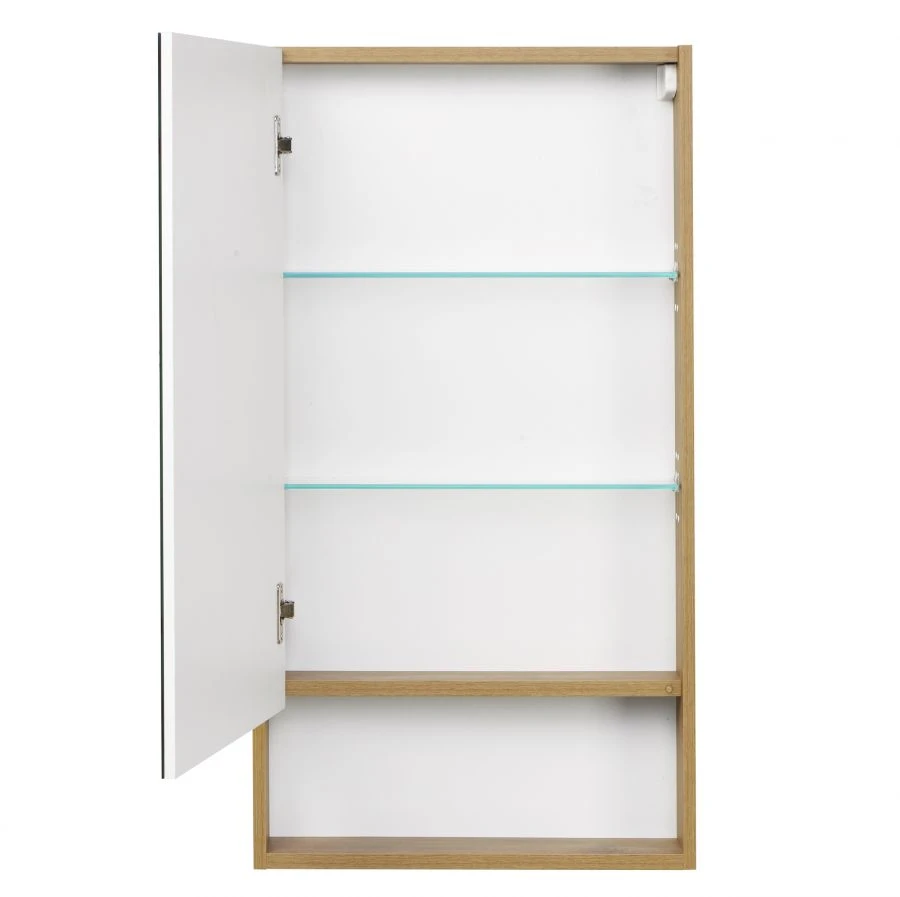 Mirror cabinet Aquaton Scandi 45 white, oak rustic 1A252002SDZ901.A252.0.02S.DZ9.0