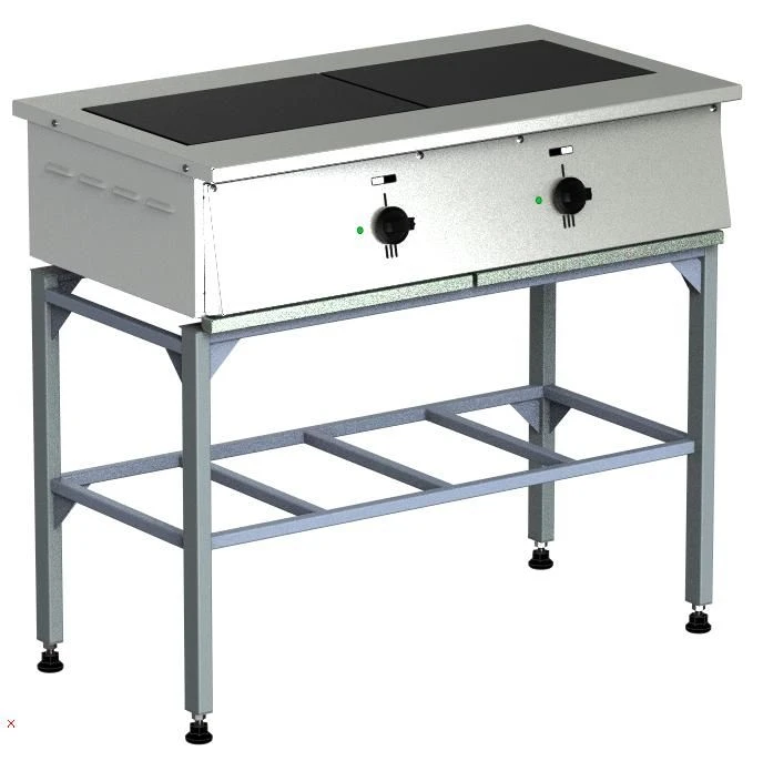 Cooking cooker, electric PE-0,24Nt on a stand (2 burners with heating elements)