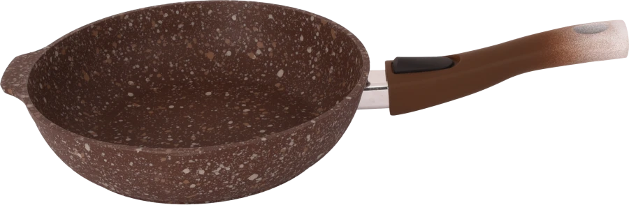 Cast aluminium frying pan 220/60mm (with non-stick coating) TM Kukmara, with Bakelite handle, without lid, line "Elite st