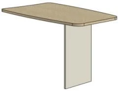 Briefing-attachment (to the executive desk). Set of furniture "Gamma"