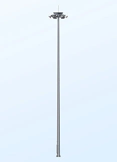 Mast with mobile crown