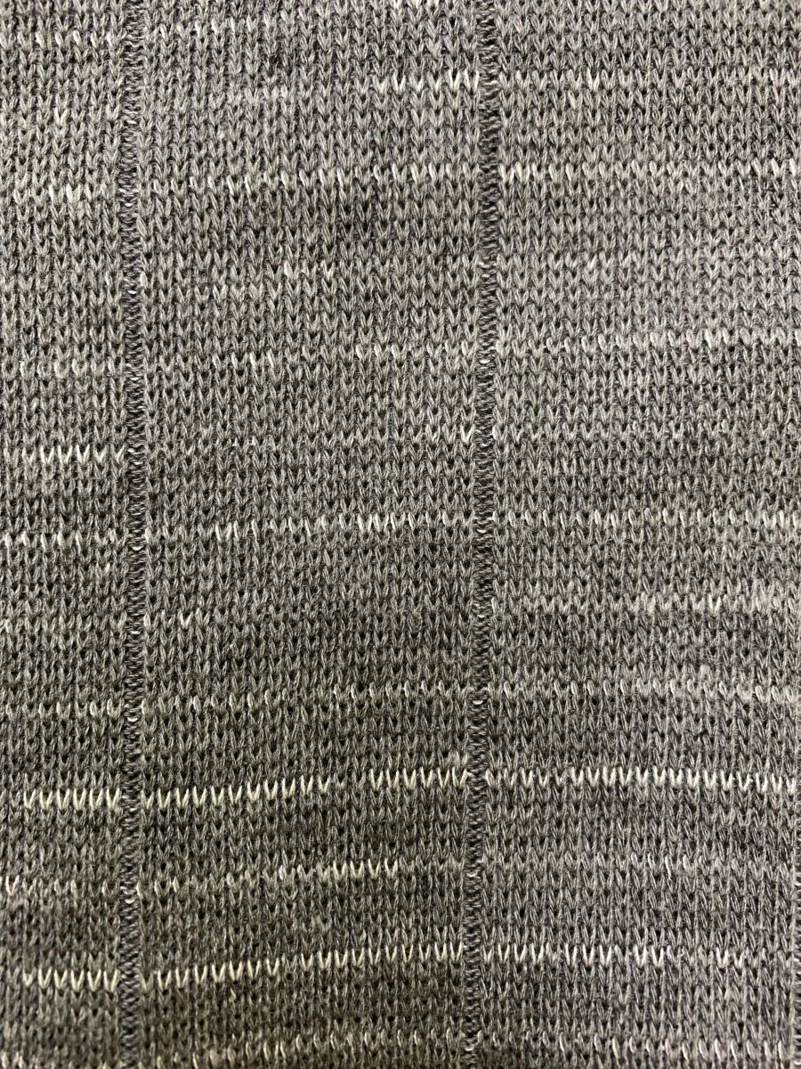 Anti-electrostatic flame retardant knitted fabric "MOVIS 450", composition 71% modacrylic, 27% FR viscose, 2% antistatic fibre.