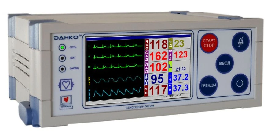 Monitor for anaesthesiology and intensive care MAIT-02 "Danko®", TU 9441002-48262933-2008, version 3