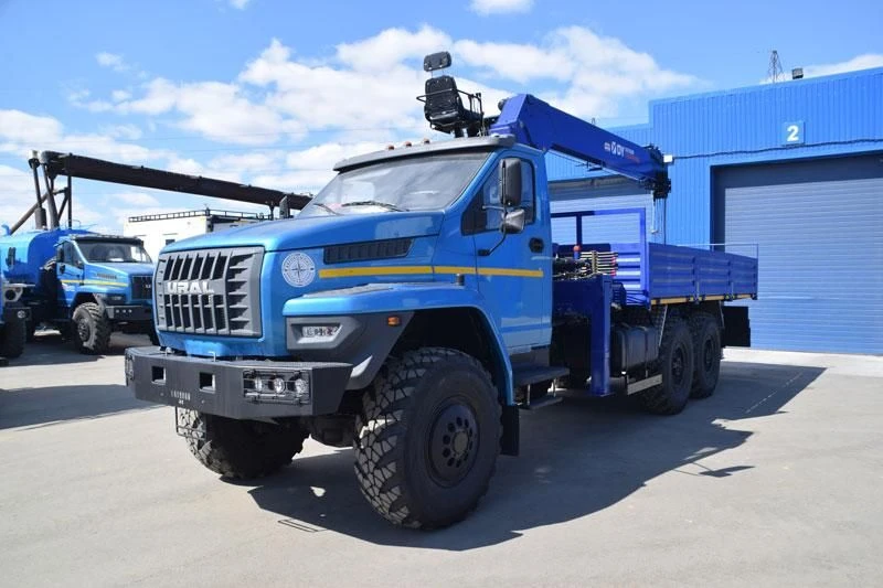 Crane-manipulator truck (flatbed), Flatbed truck with CMU (version with CMU: ANT 1.8-2, ANT 2.5-2, ANT 4.4-1, ANT 5-2)