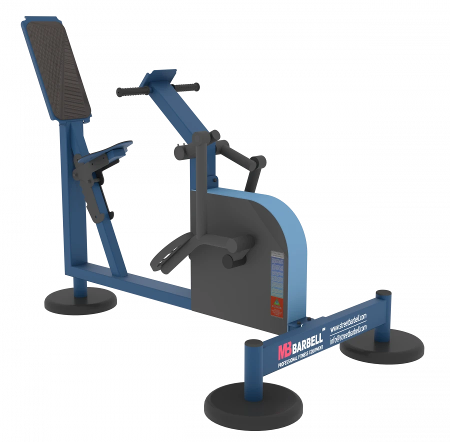 Outdoor training equipment MB 7.80E Bicycle orbitrack with inertia-free loading mechanism