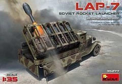 Assembled model Soviet rocket launcher LAP-7