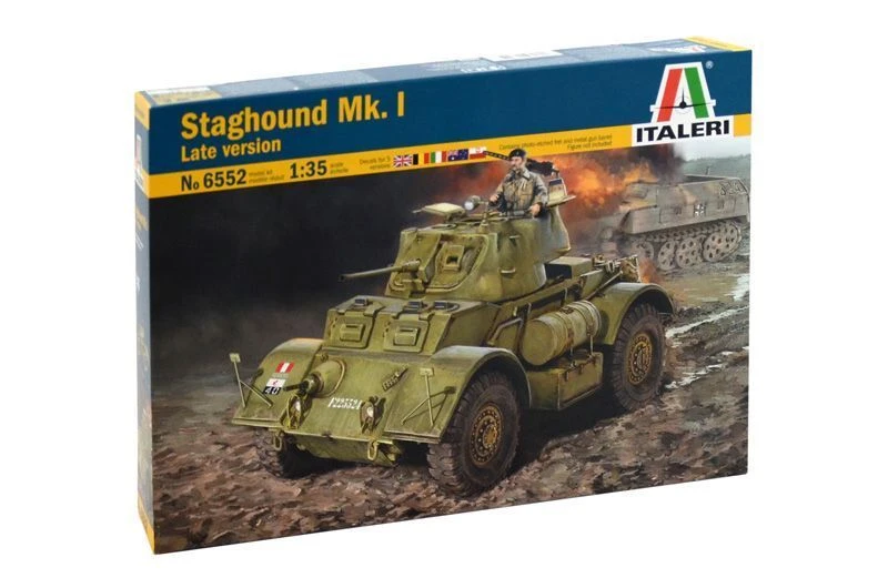 Assembled model STAGHOUND MK. I
