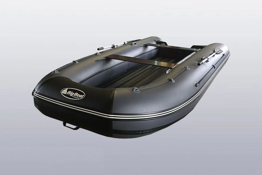 PVC inflatable boat "Big Boat". Ermak 450 transom boat with NPDND