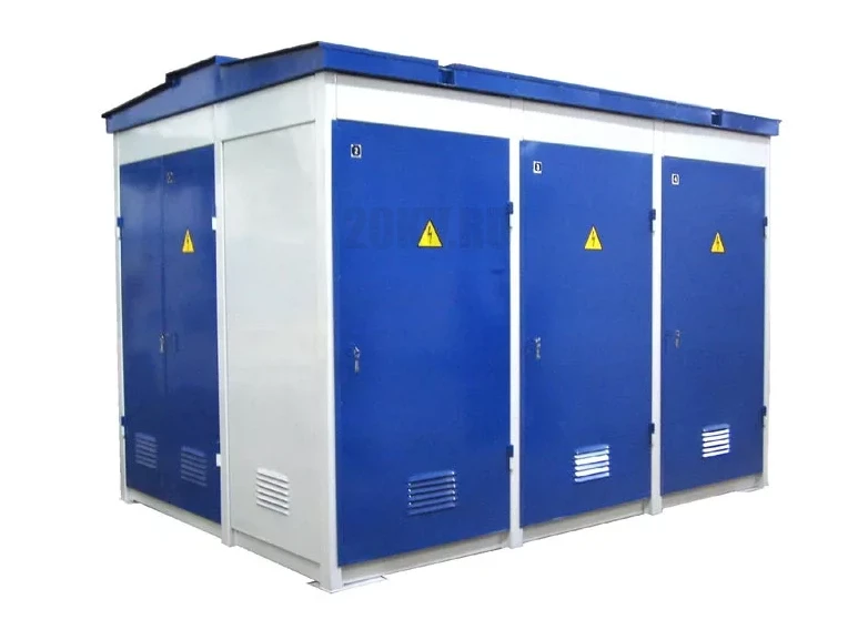 Complete transformer substations