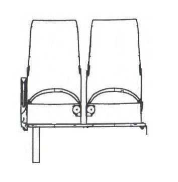 Passenger seat PS05.6800010-05.21.2K