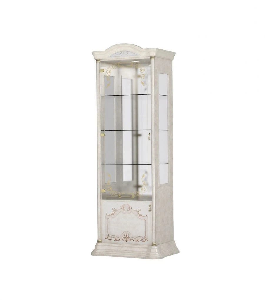 Pisa 1-door left-hand display cabinet PI-37-102-01