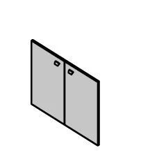 Doors low LDFP. Set of furniture "Gamma"