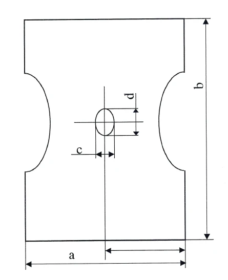 Medical sheets and tissues, disposable, non-sterile (sheet for limitation of the operating field with 2 oval cutouts