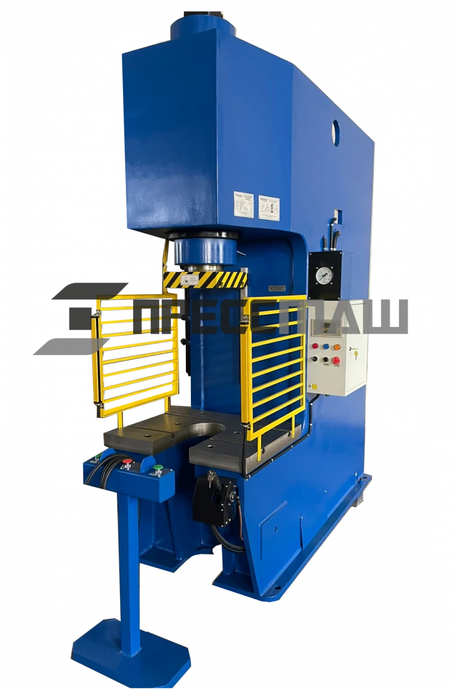 25t P6324B single column hydraulic press with individual drive.