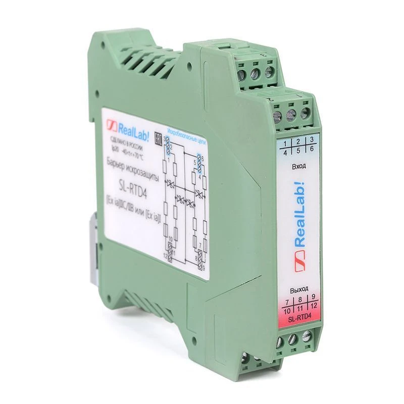 SL-RTD4 Intrinsic protection barrier for transmission of signals from thermal resistance sensors by four-wire connection scheme