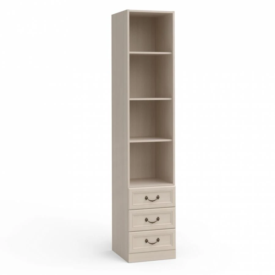 "Camilla" FSJ-01.T8L, 1-door cupboard, 3 drawers, niche, shelves, paneled, from the set of modular furniture "Camilla".