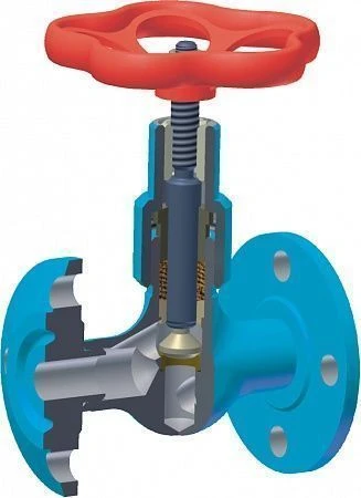 Steel bore stop valves type KKZ DN 15-32, PN 6,3-50