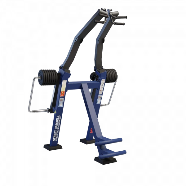 Vertical pull with convergence in standing position with variable load