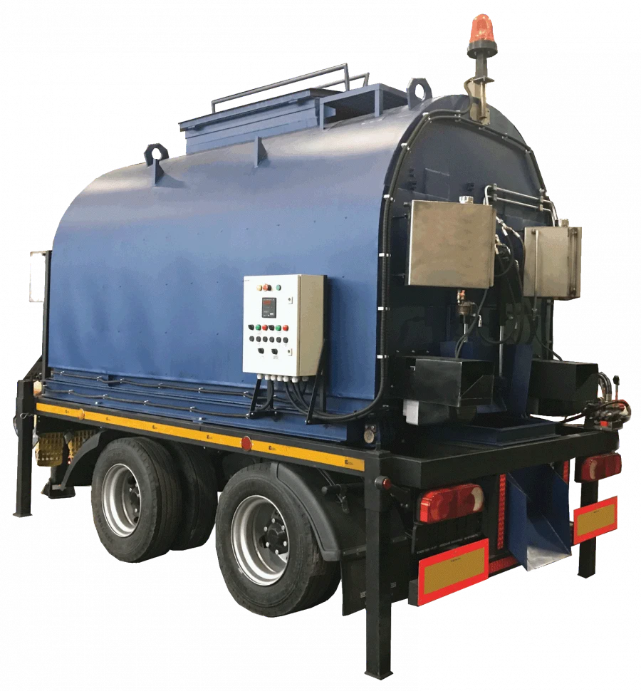 Equipment for construction and repair of asphalt-concrete and artificial road surfaces Bastion LA-04 (in body)