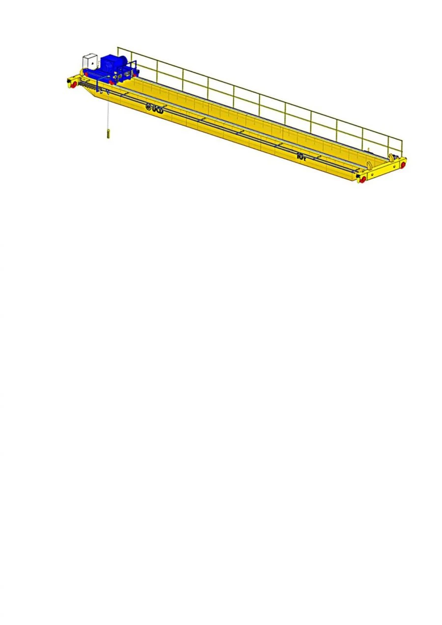 Double girder overhead electric overhead travelling crane