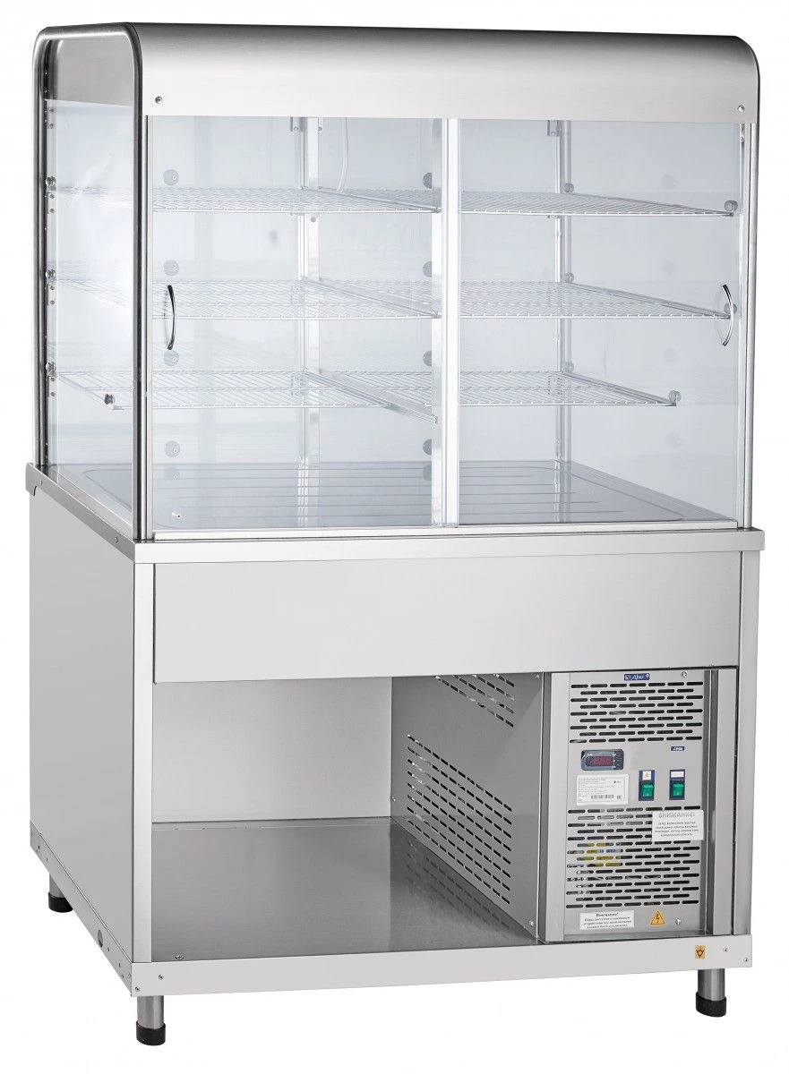 Refrigerated high-temperature display counter with neutral cabinet PVV(H)-70KM-S-NSH (Kashir.)
