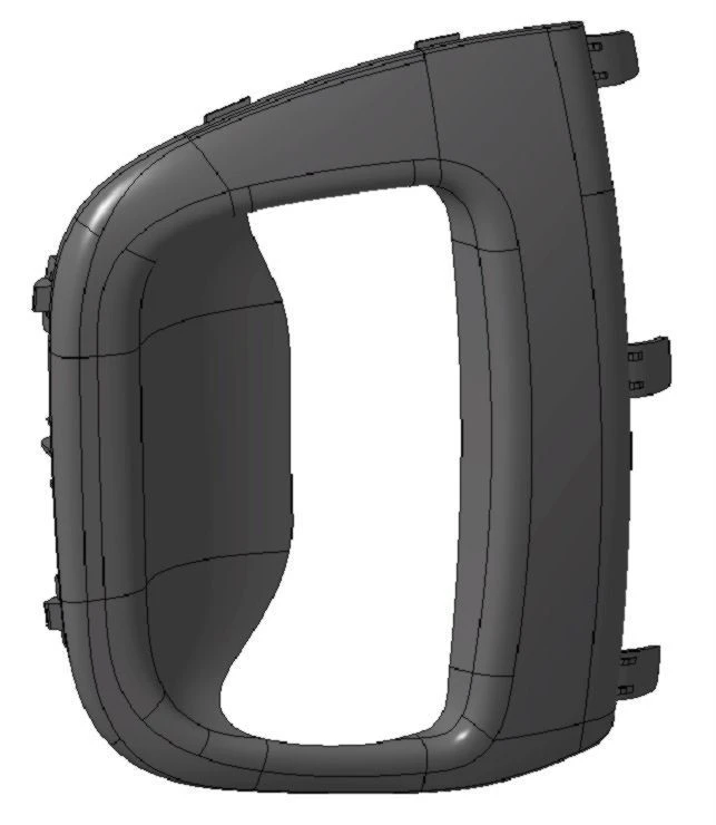 Rear door trim, left 1683237581