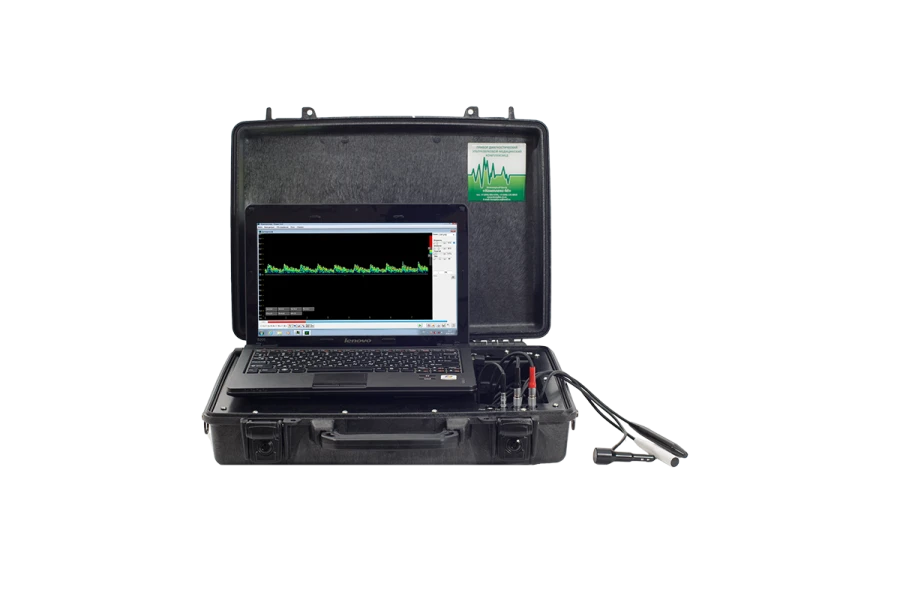 Blood flow velocity analyser ultrasonic Doppler computerised "Complexmed" version 2.2 portable in a case